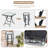 Table d'appoint en acier Asala