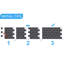 10Pcs Peel and Stick 1.2mm Wall Paneling-103520388
