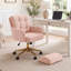 Fauteuil de bureau rembourré avec repose-pieds-1686120242