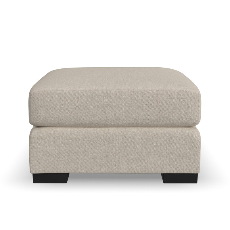 Oliver Chair And Ottoman, Beige