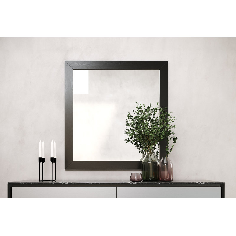 Concord - miroir moderne en frêne noir
