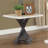 Moshannon 24" Espresso And White Faux Marble Square End Table