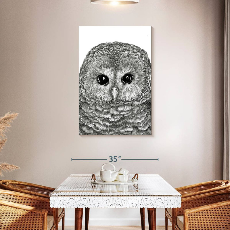 Brampt Tiny Owl, 45" H x 30" W