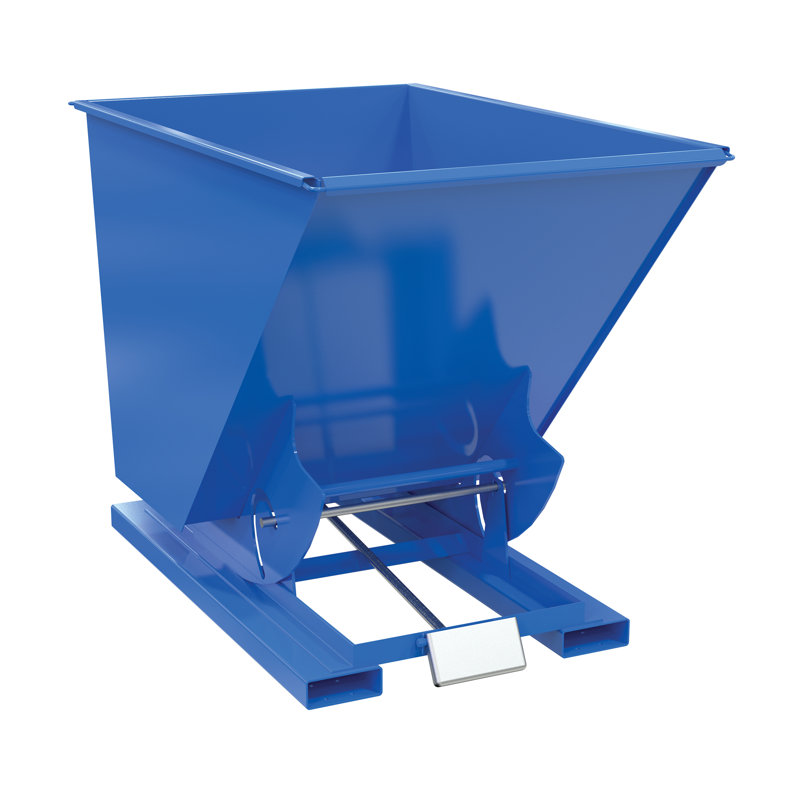 Poubelle à chargement automatique 479,31 gallons, 239,65 gallons, Bleu