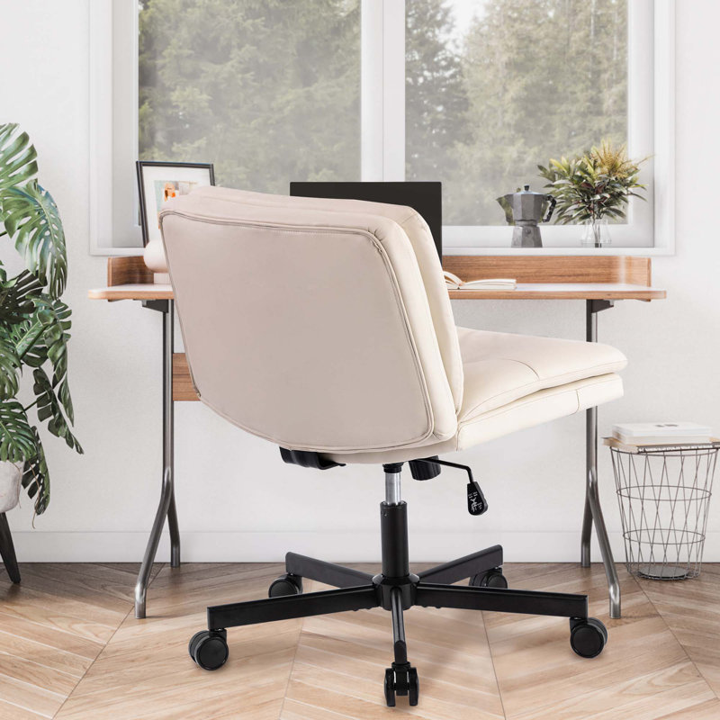 Fauteuil de bureau pivotant à 360 ° de grande taille avec roulettes