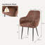 Fauteuil rembourré en velours Aisaiah-37061324