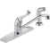 Classic Single-Handle Kitchen Sink Faucet with Side Sprayer, 4-Hole Kitchen Faucet