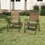 2 chaises pliantes et une table en verre, 350 lb de soutien, protection, installation rapide pour balcon, capacité de petit jardin, confort respirant, utilisation à l'extérieur du patio