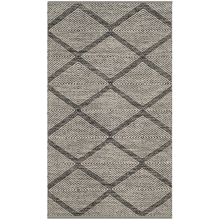 Abberton Hand Woven Cotton Geometric Rug