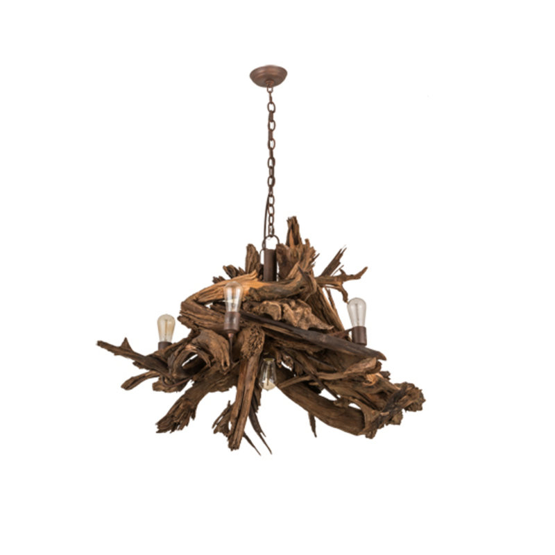 Driftwood 6 - Light Chandelier