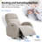Power Nursery Recliner, Swivel Glider Chair with USB & Type-C Port, Rocker Reclining-1495754090