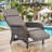 Valierius Outdoor Chaise Lounge Chair Adjustable 6-Position With Soft Cushions, Waterproof PE Wicker & Durable Metal Frame - Ideal For Poolside, Patio & Deck Relaxation-1082034762