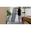 Miroir de plancher rectangulaire en métal incassable