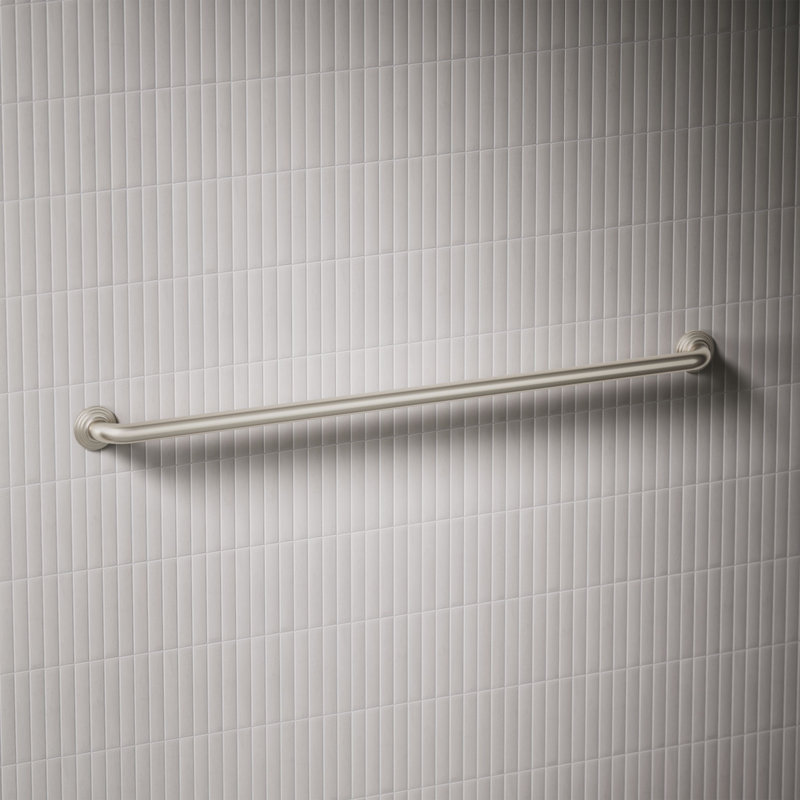 Traditional Grab Bar, Vibrant Brushed Nickel, 42"W