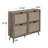 4-Door Freestanding Modern Shoe Storage Cabinet for Entryway-1324914904