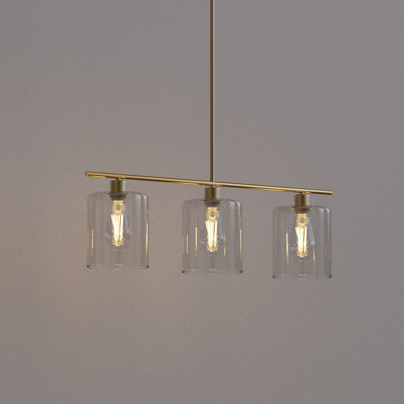 Alsey 1 - Light Kitchen Island Pendant, Gold