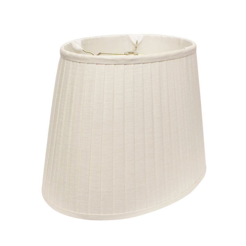 Abat-jour tambour en lin 10 "(araignée), Blanc