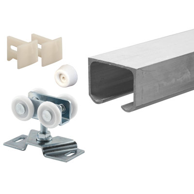 Prime-Line Pocket Door Kit, Fits 72 in. Opening, Extruded Aluminum Track (1 Kit)