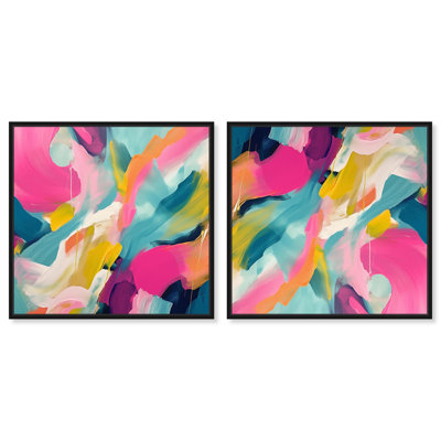 «Prismatic Flow Set», toile par Art Remedy