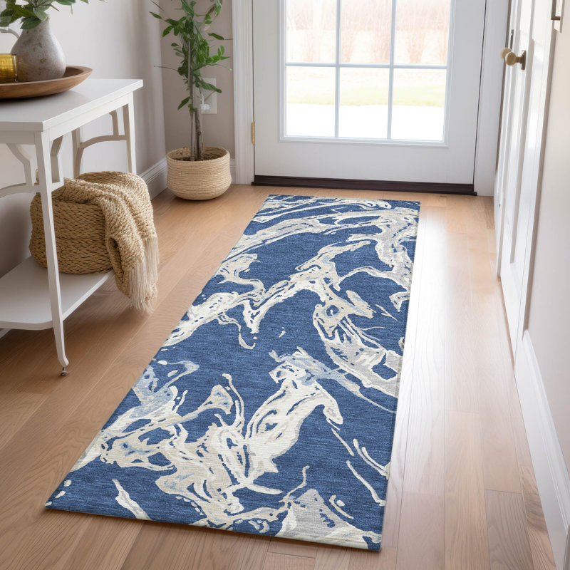Machine Washable Indoor/Outdoor Chayden ACN1035 Rug, Runner 2'3" x 7'6"