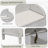 Rustic Multifunctional Storage Bench (Gray Wash)-1856550208