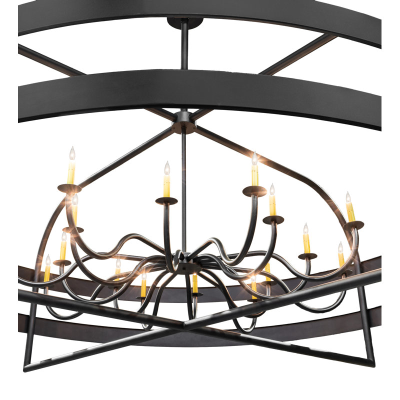 Lustre cylindrique de 36 lumières Aldari