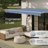 ALEKO Motorized Retractable Outdoor Awning with White Frame-111027052-111027055
