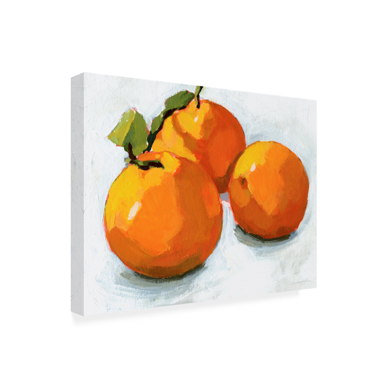 «Citrus Grouping I» sur toile par Victoria Barnes, H 18 po x l 24 po x P 2 po