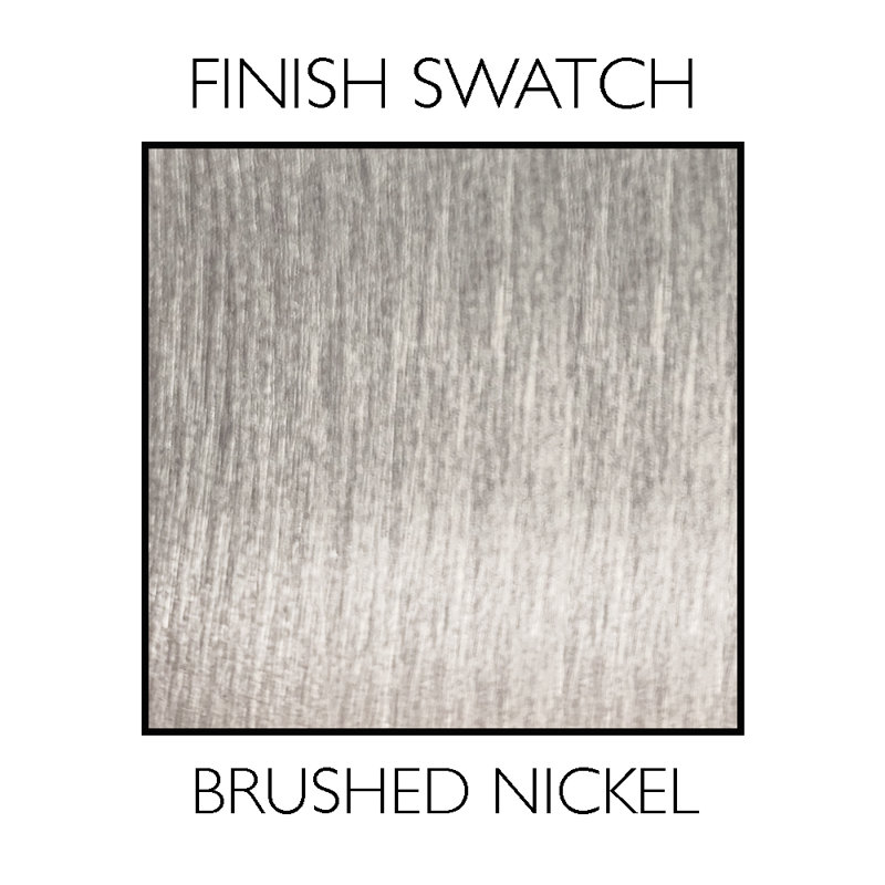 Brushed Nickel 7" LED Disk Light for Indoor/Outdoor Ceiling