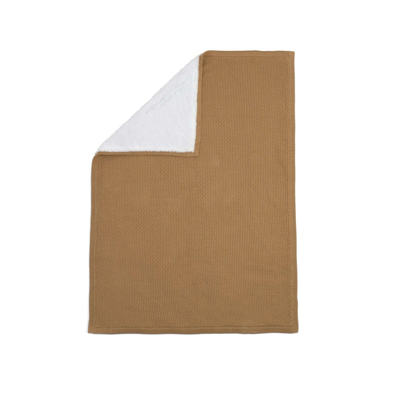 Thorun Cotton Baby Blanket, Brown