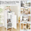 Armoire de plancher étroite avec tiroir, tablette et rangement réglable-267646028