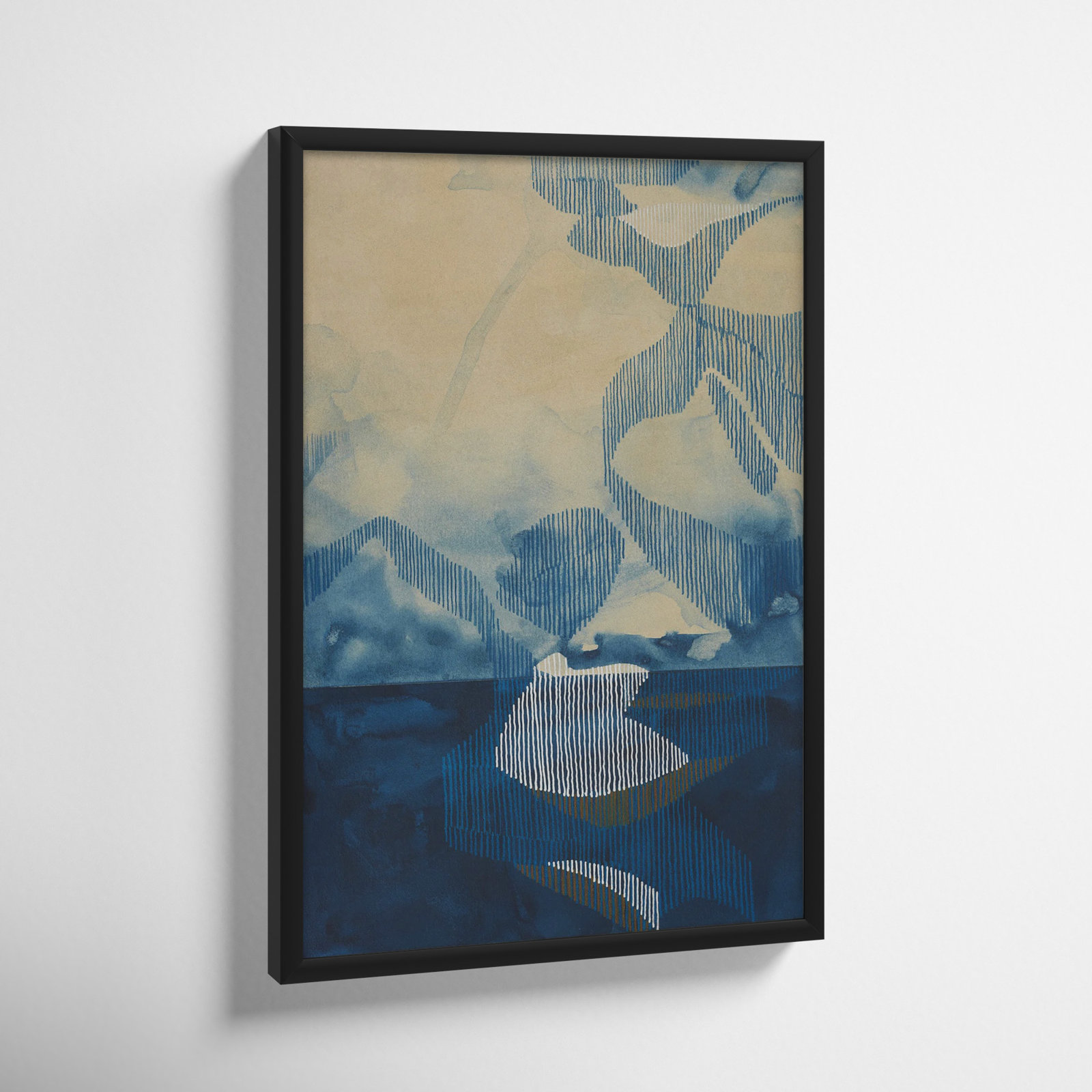 Far North 1 by Jacques Pilon, Black, 20" H x 14" W x 1.25" D