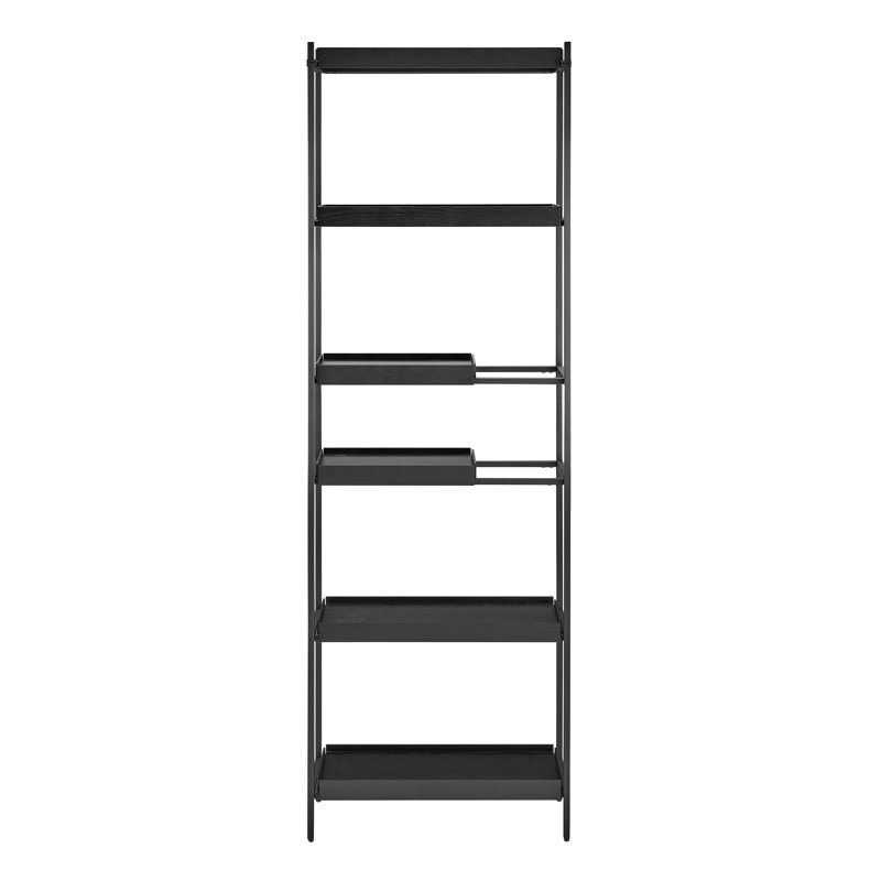 Cublington 26" 6-Tier Shelving Unit In Black