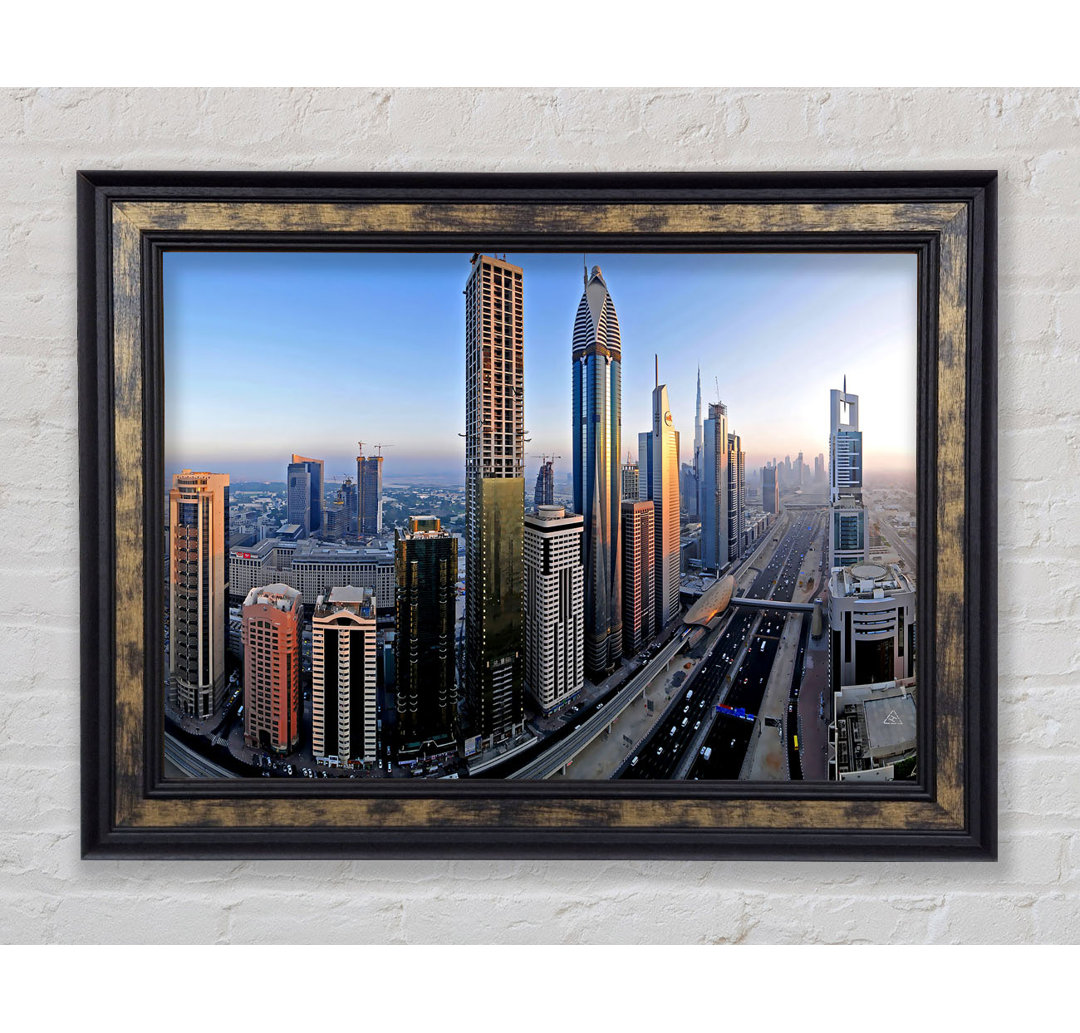 Downtown Dubai - Einzelne Bilderrahmen Kunstdrucke