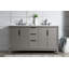 Meuble-lavabo de comptoir en marbre blanc 60 "Elizabeth de Elizabeth avec robinet Elizabeth-441641541-441641540