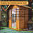 Outdoor Sauna Far Infrared Saunas App Control  Red Cedar and Hemlock 1800W Low-EMF for Two Person