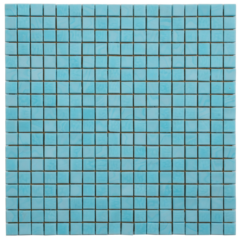 Skosh 0.6" x 0.6" Glass Grid Mosaic Wall & Floor Tile