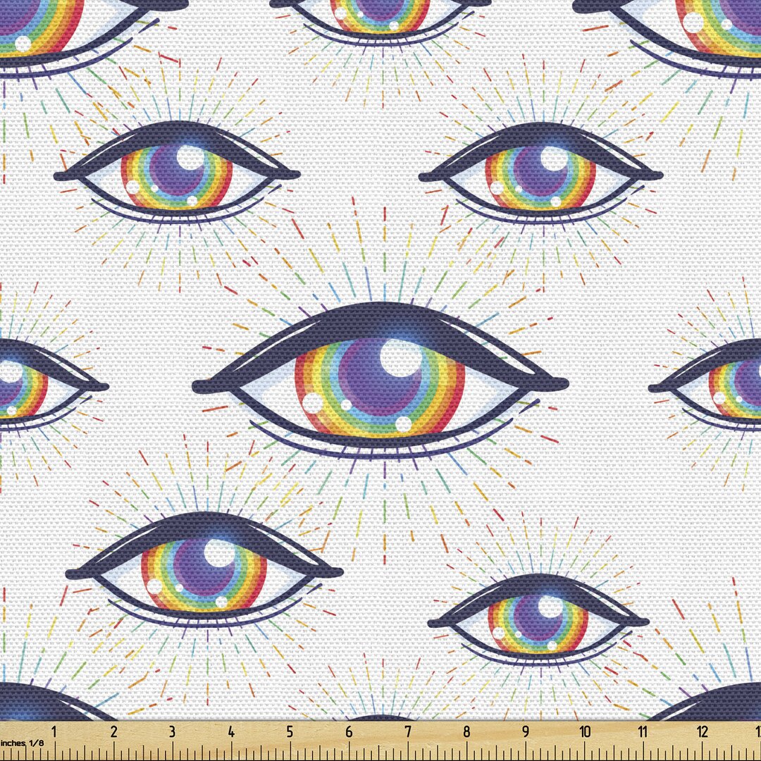 Chasbbar Hypnotic Eyes of a Woman Queer LGBTQ Pride Mehrzweck-Stoff