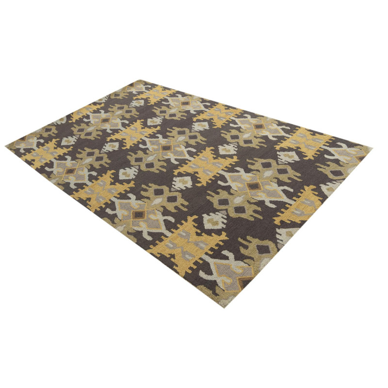 Tapis noir Otto