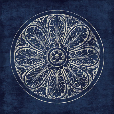 Rosette VIII indigo