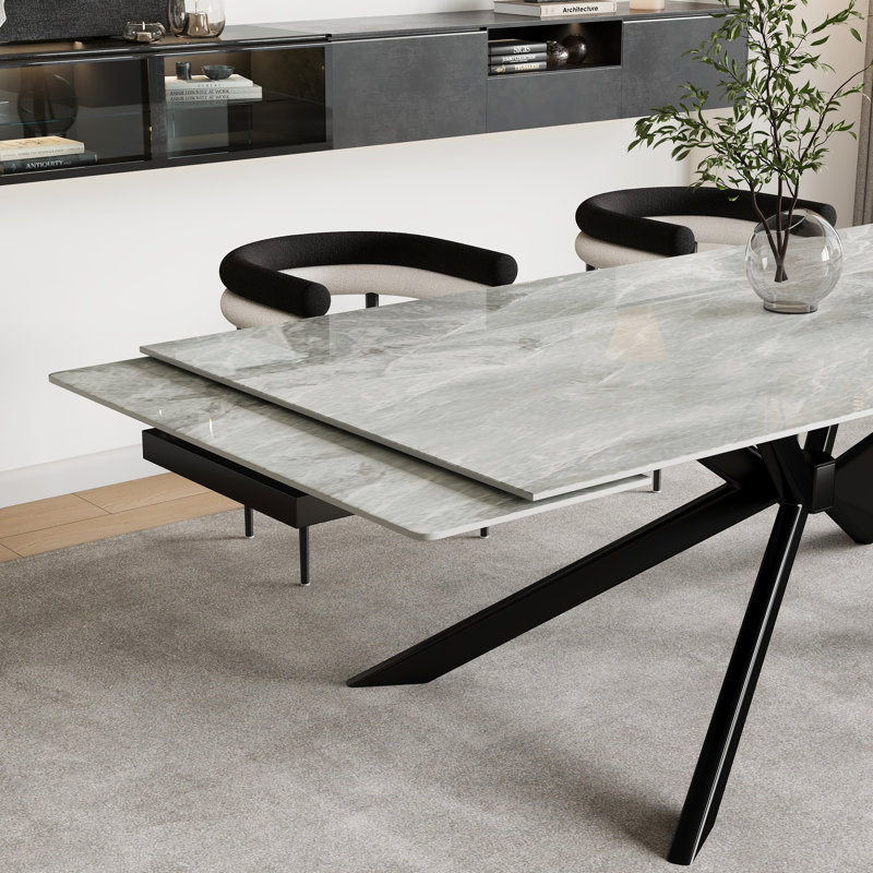 Table de salle à manger Cerinle, Gris