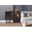 Angeliah 50cm W Metal Bedside Table-111122264