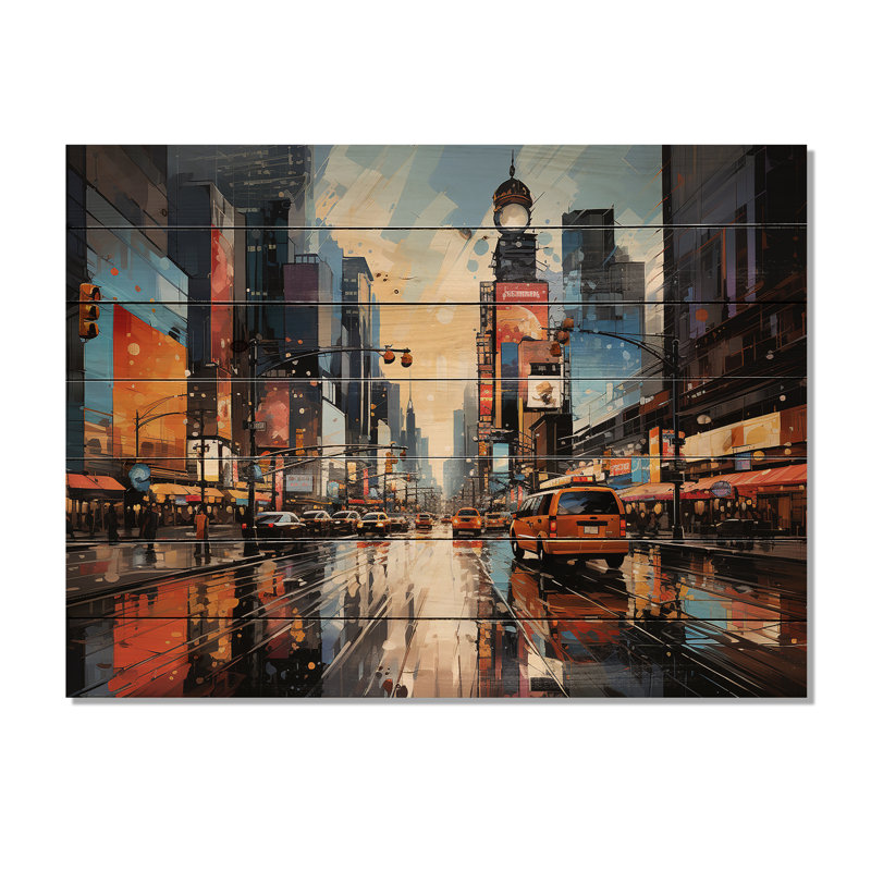 " City Philadelphia Popart II ", 30" H x 40" W x 0.78" D