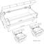Dover 44"W Upholstered 3-Piece Storage Ottoman Set with Extra Storage-1690391275