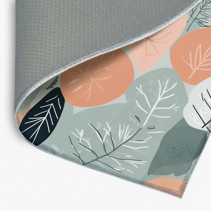 Tranquil Flora Indoor And Outdoor Area Rug, Rectangle 1'6" x 2'6"