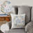 Higher Glory He Is Risen Cotton Floral Throw Pillow
