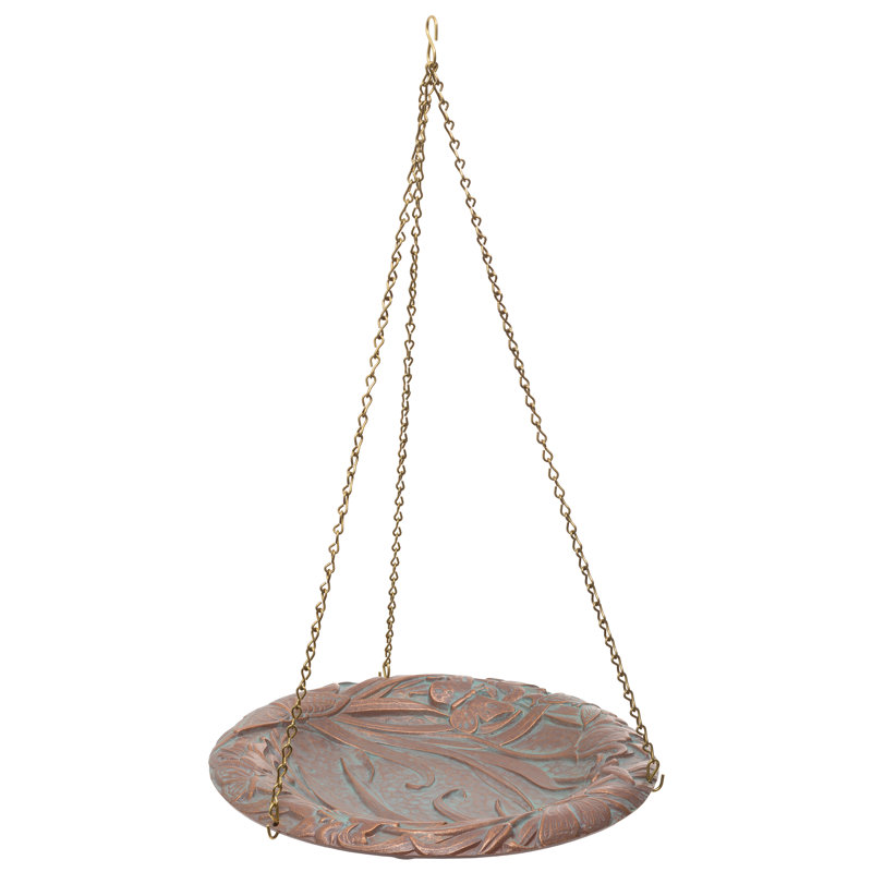 Butterfly Tray Bird Feeder, Copper Verdigris