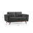 Lauro Positano Fabric Loveseat-1402276204