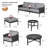 Tasia 6 Piece Sofa Seating Group With Ottoman And Removable Olefin Cushions