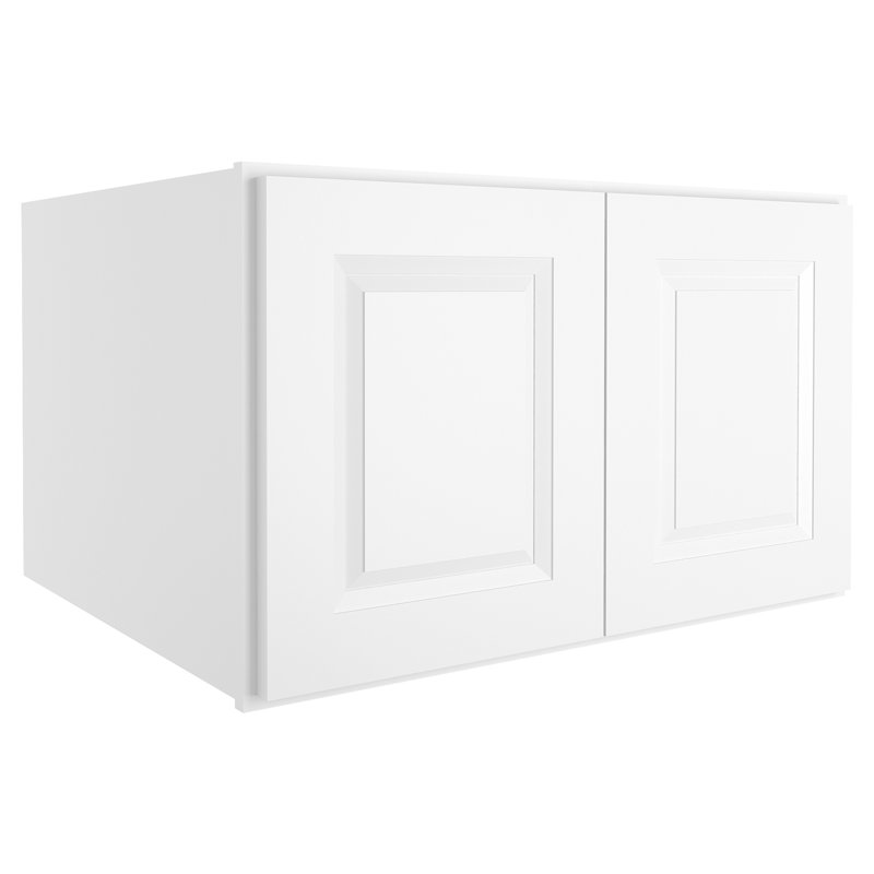 Armoire murale standard en contreplaqué, Blanc traditionnel, H 18 po x l 30 po x P 24 po